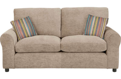 HOME Taylor Regular Fabric Sofa - Cream